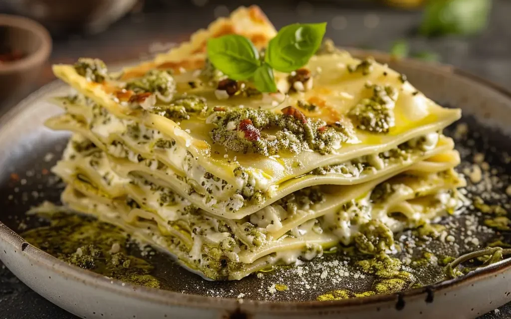 Le Lasagne al Pistacchio