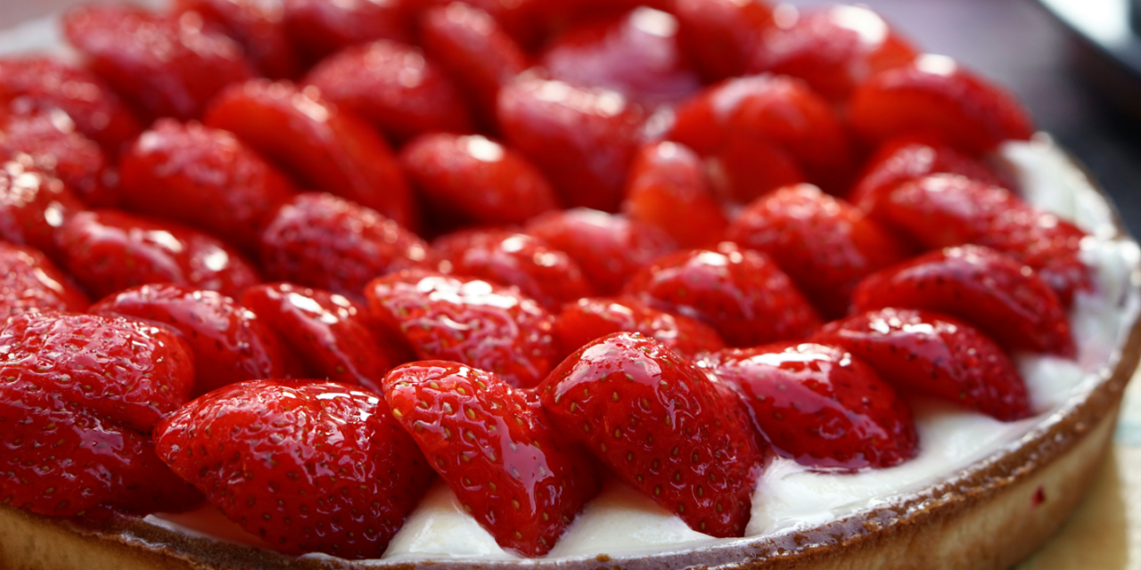 torta di fragole con ricotta